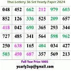 lottery numbers thailand